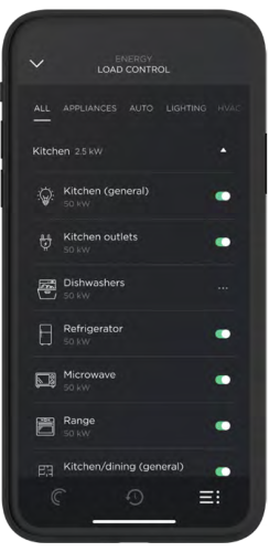 Savant Power UI Load Control
